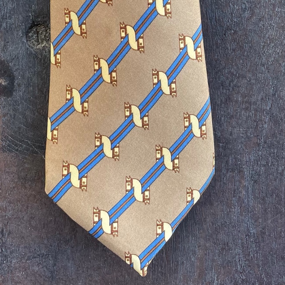 Hermès Men’s Tue 100% silk pattern 980 SA